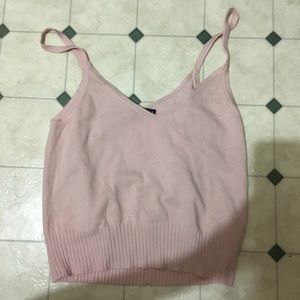 RARE Brandy Melville Pink Knit Tank